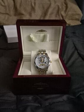 Two-Tone Stainless Steel Men's Watch - Gold & Silver